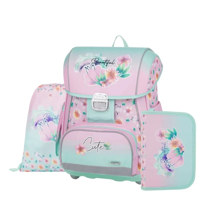 Školní set 3ks PREMIUM - Flowers Nejlepší Cena