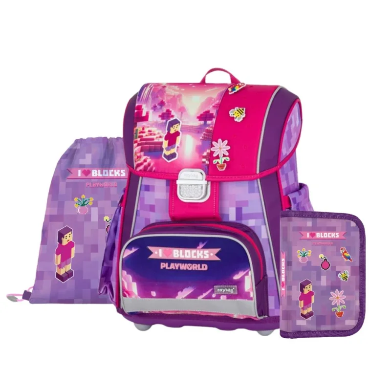Školní set 3ks PREMIUM Playworld Girl Cenová Bomba