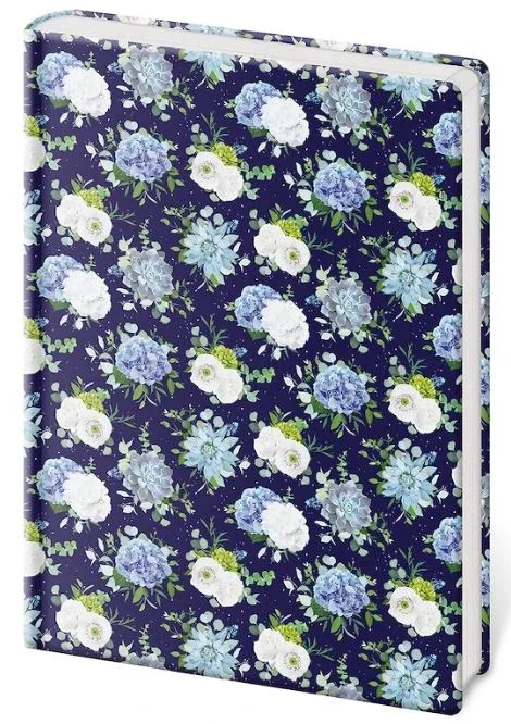 Aktuální Zápisník Vario A4 linkovaný - Floral