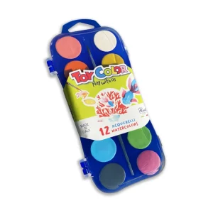 Vodové barvy Toy Color - 12 barev Ověřený