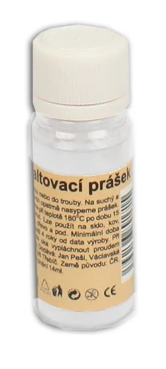 Smaltovací prášek 10g - barva bílá Tovární Cena