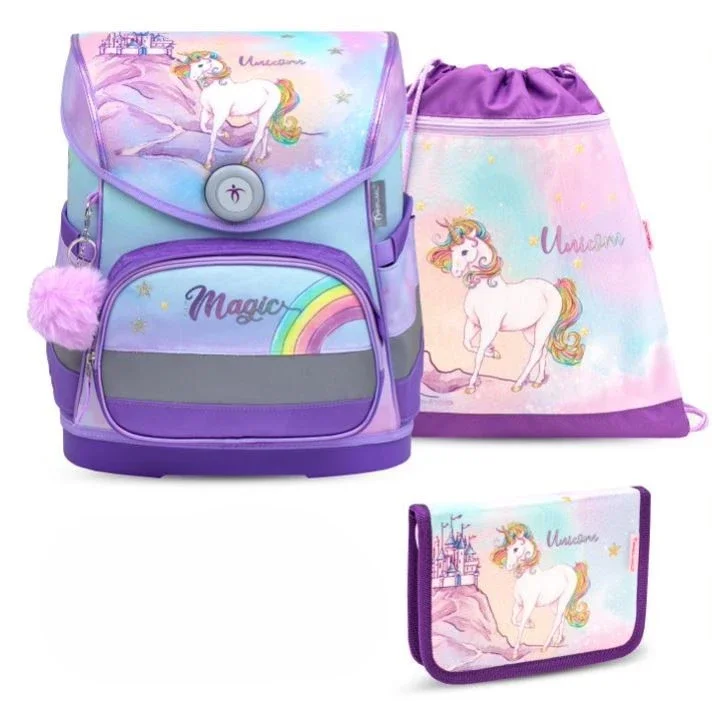 Školní set Belmil - Rainbow Unicorn Magic Poslední Šance