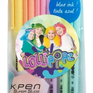 Ověřený Kores Kuličkové pero K0 Pen Pastel LOLLIPOPZ 1 mm - sada 6 barev