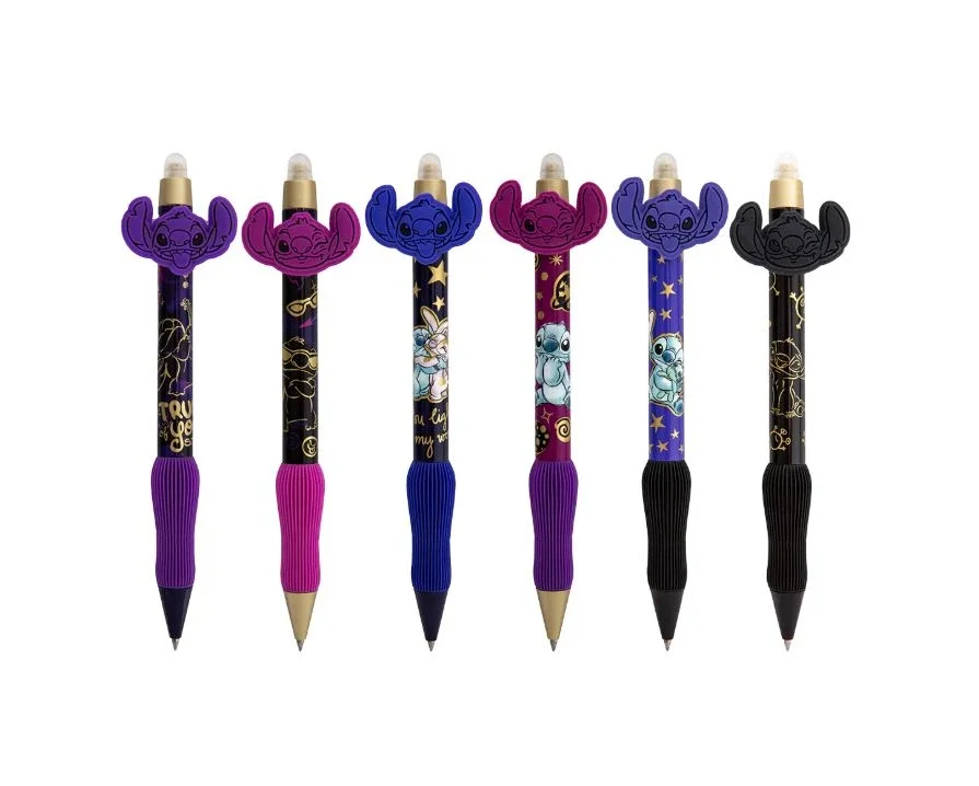 Gumovatelné pero Colorino - Stitch Gold, mix motivů Levný