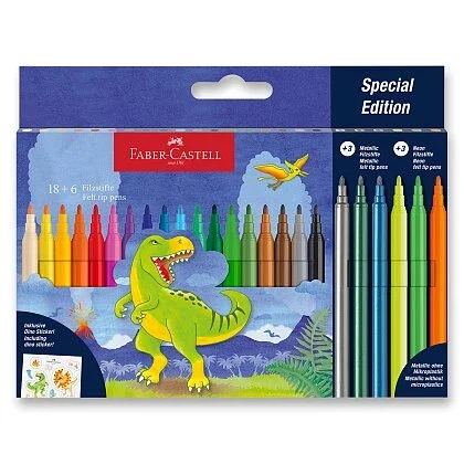 Fixy Faber-Castell Dinosaurus - 24 barev Koupit Online