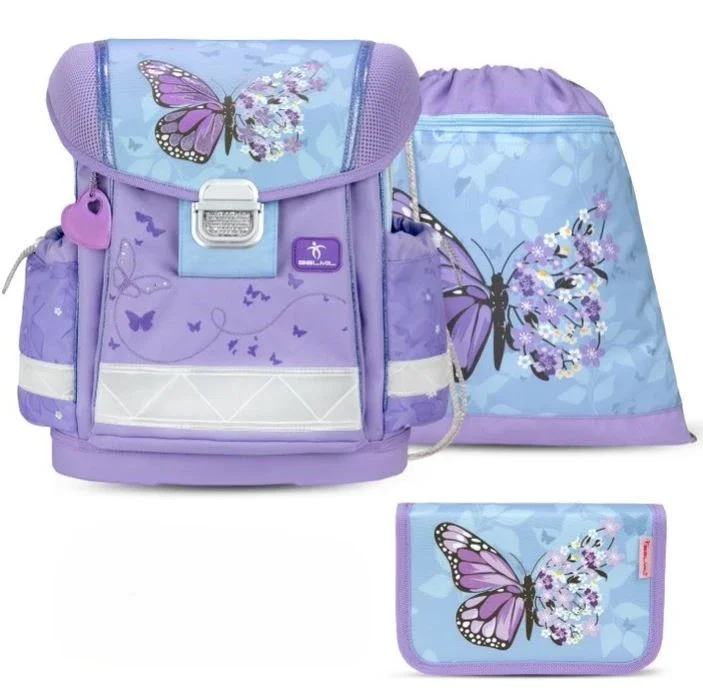 Časově Omezené Školní set Belmil - Purple Blue Butterfly