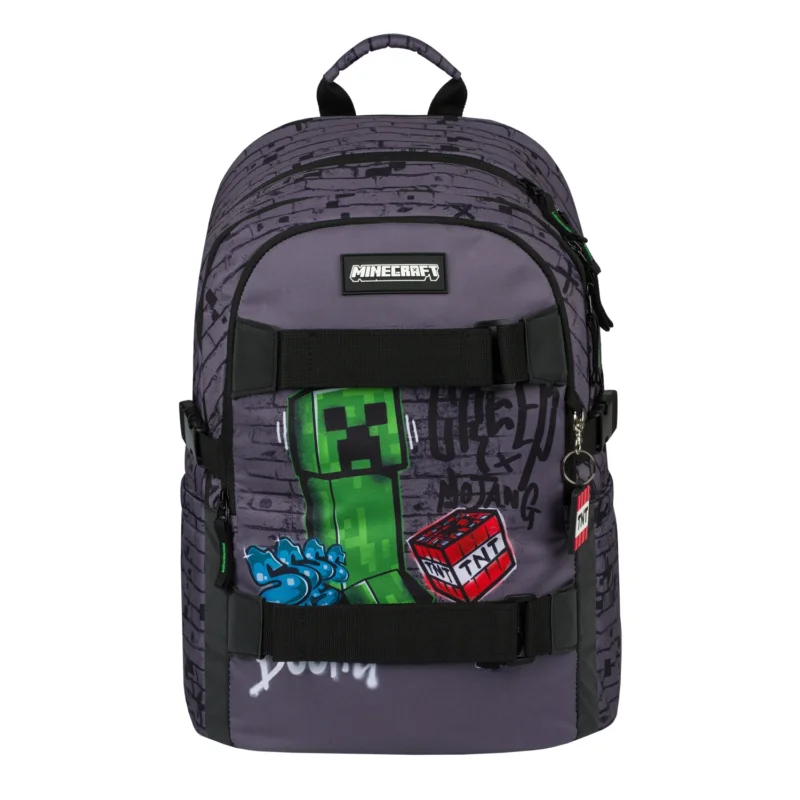 Super Cena BAAGL Školní batoh Skate Minecraft TNT
