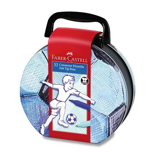 Dětské fixy Faber-Castell Connector - fotbal, 33 ks Nejprodávanější