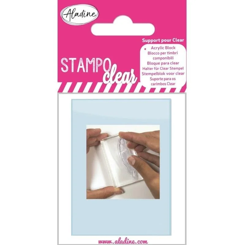 Sezónní Sleva Akrylový blok - průhledný - 5 × 8,5 cm