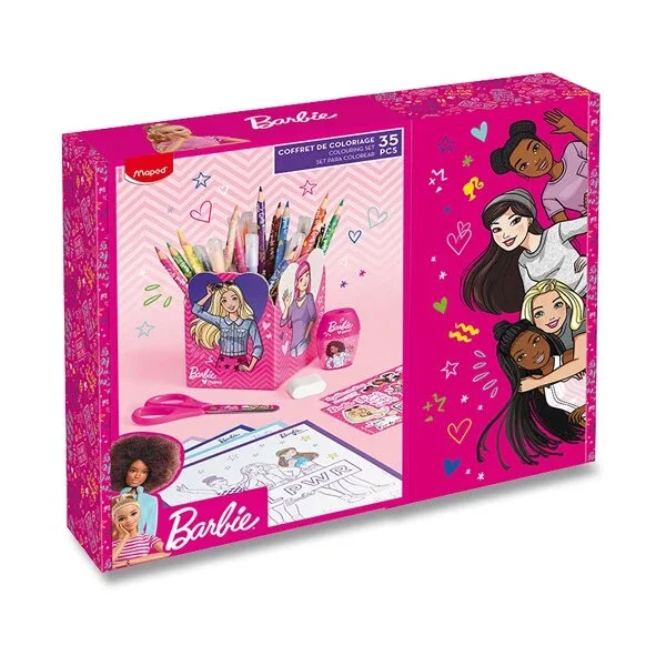 Multiproduktová sada MAPED Gift box Barbie - 35 ks Cenový Hit