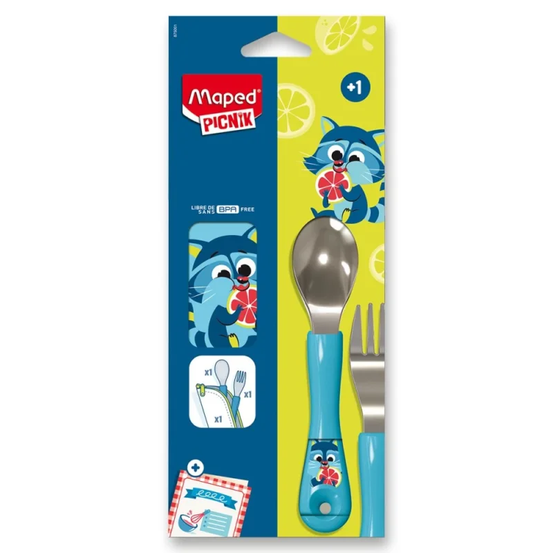 Příbor MAPED Miniz Raccoon - 2 ks Nová Kolekce