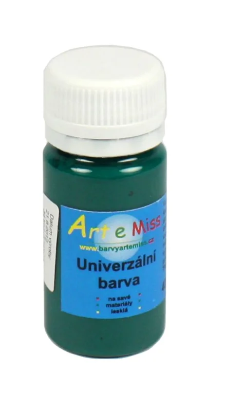 Univerzální barva - vysoce lesklá 40 g - barva tmavě zelená Víkendová Akce