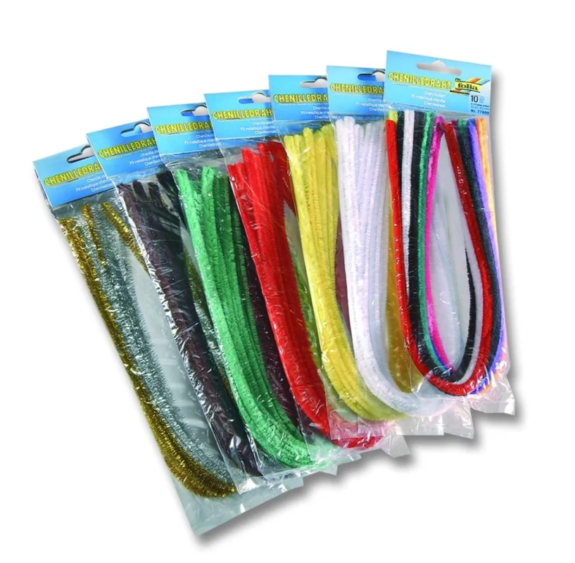 Modelovací drátky - průměr 8 mm, délka 50 cm, 100 ks - mix barev Originální