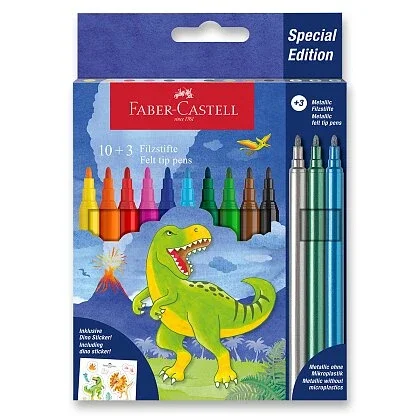 Fixy Faber-Castell Dinosaurus - 13 barev Akční Cena