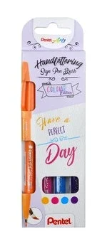 Sada štětečkových popisovačů Pentel Touch SES15 - 4 barvy colour edition Nejprodávanější