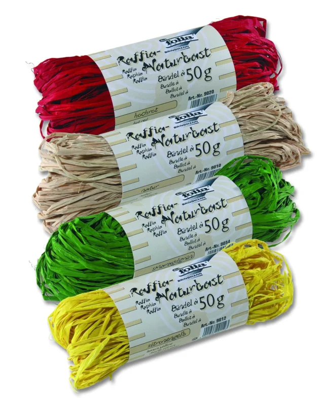 Pouze Dnes Přírodní lýko - 4 × 50 g - mix 4 barev