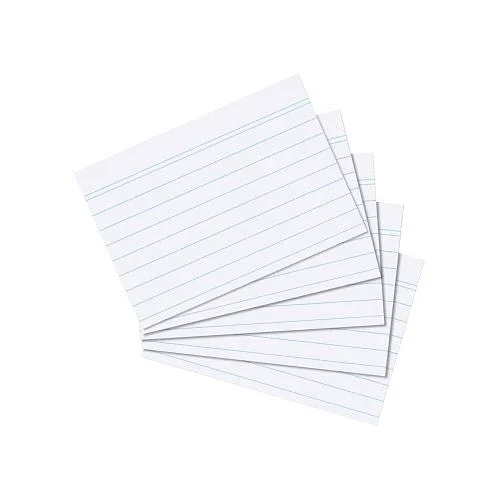 Herlitz Karty do kartotéky A7, linkované - 100 ks Originální