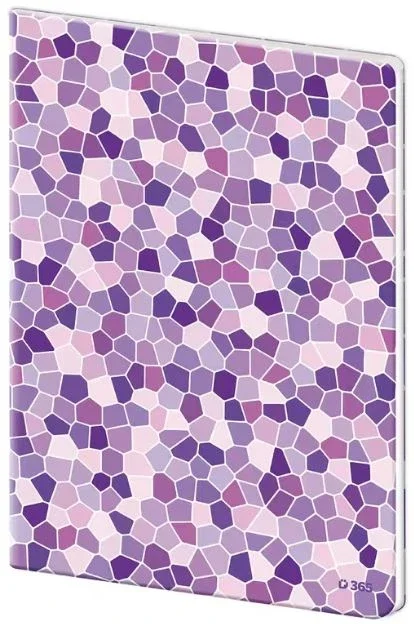 Sešit 444 linkovaný plastové desky - Mosaic Sezónní Sleva