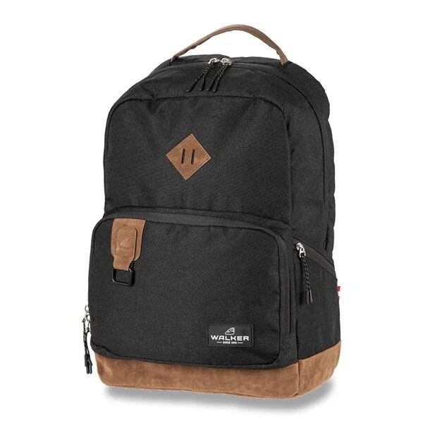 Batoh WALKER, Pure Eco, Black Ověřený