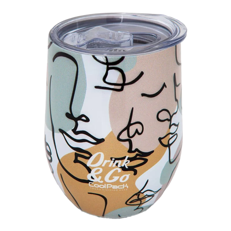 Termohrnek CoolPack 350 ml nerez - Art Deco Originální