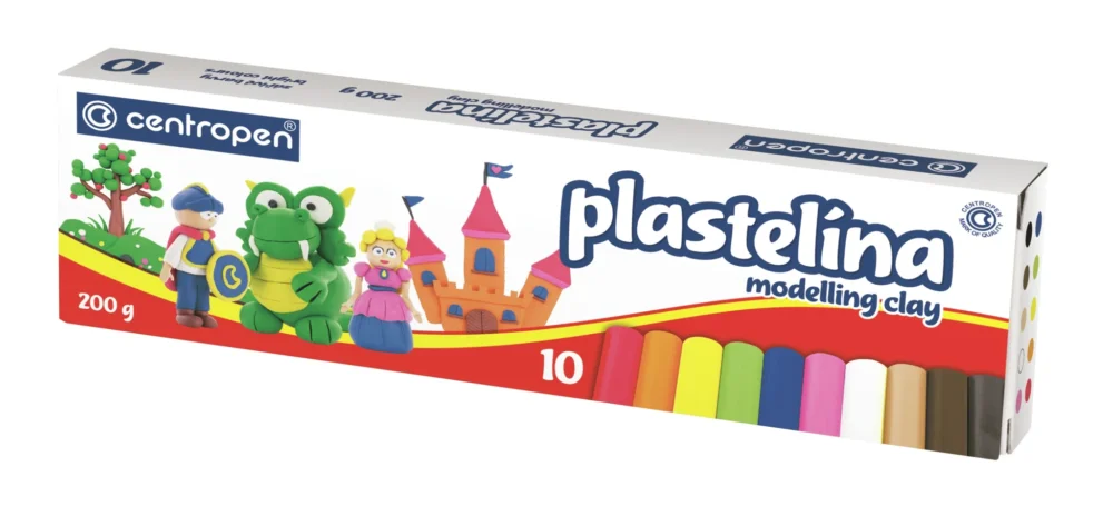 Centropen Plastelína 200 g - 10 barev Speciální Cena