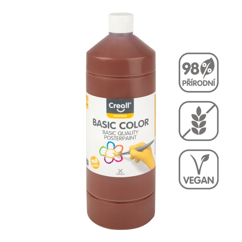Temperová barva Creall - 1 L - tmavě hnědá Nová Kolekce