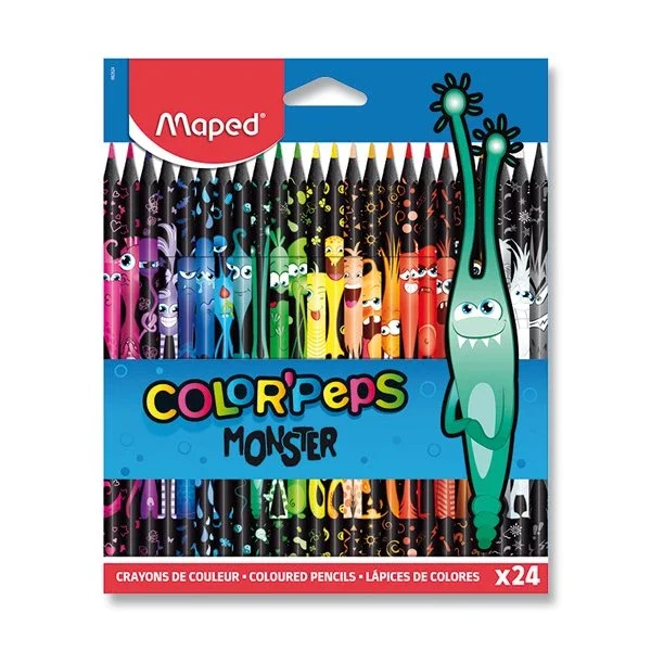 Pastelky MAPED Color´Peps MONSTER - 24 barev Cenový Hit