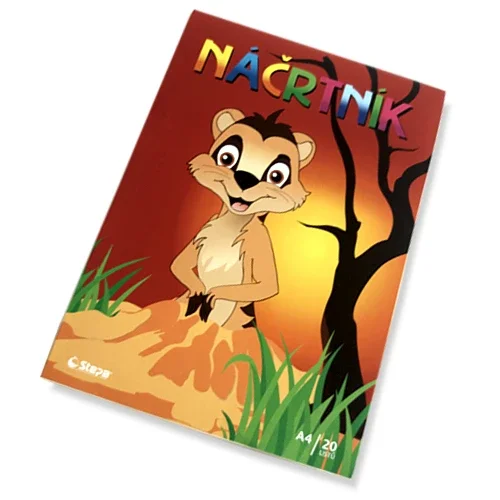 Levný Náčrtník A4, 20 listů