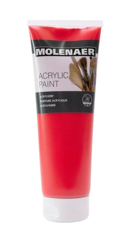 Akce Akrylová barva Molenaer 250 ml - cihlová