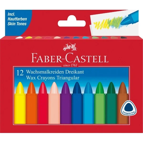 Speciální Cena Voskovky Faber-Castell trojhranné, 12 ks