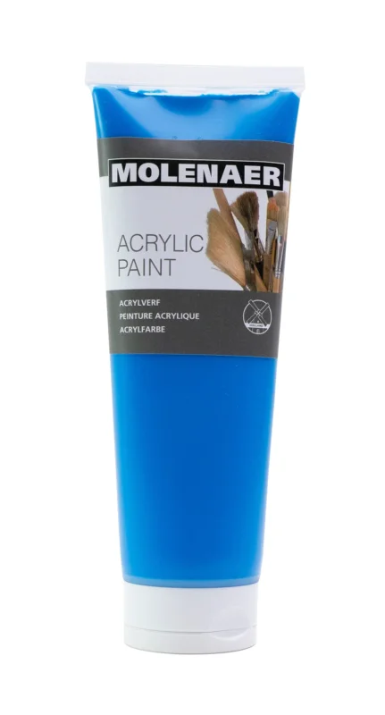 Akrylová barva Molenaer 250 ml - modrá Nejlepší Cena