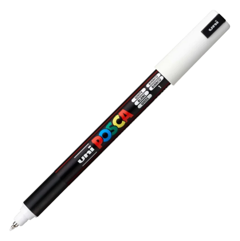 Tovární Cena Akrylový popisovač POSCA, PC-1MR, 0,7 mm, bílý