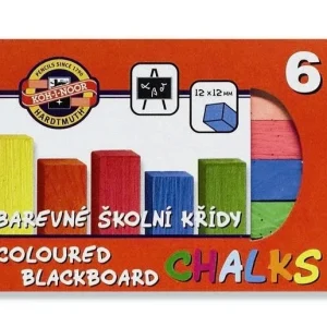 Značkový Křídy barevné Koh-i-noor - 6 ks