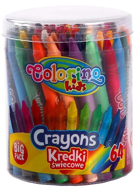Zlevněný Voskovky Colorino - 64 ks v kelímku