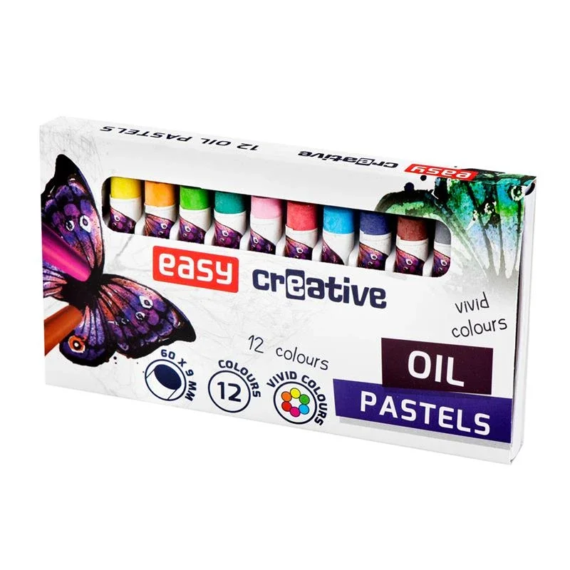 Autentický Olejové pastely EasyArt - 12 barev