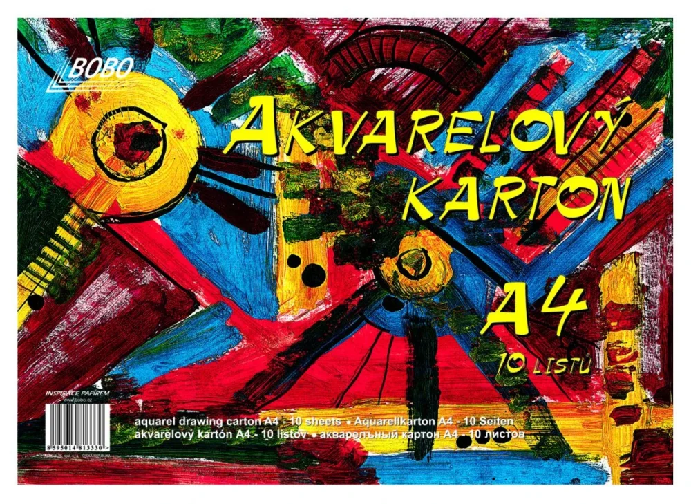 Akční Cena BOBO Akvarelový papír A4 10 listů
