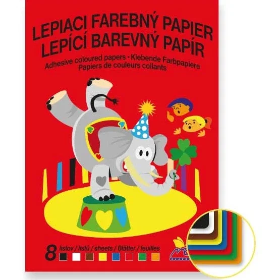 Nejprodávanější Barevné papíry lepicí A4 8 listů