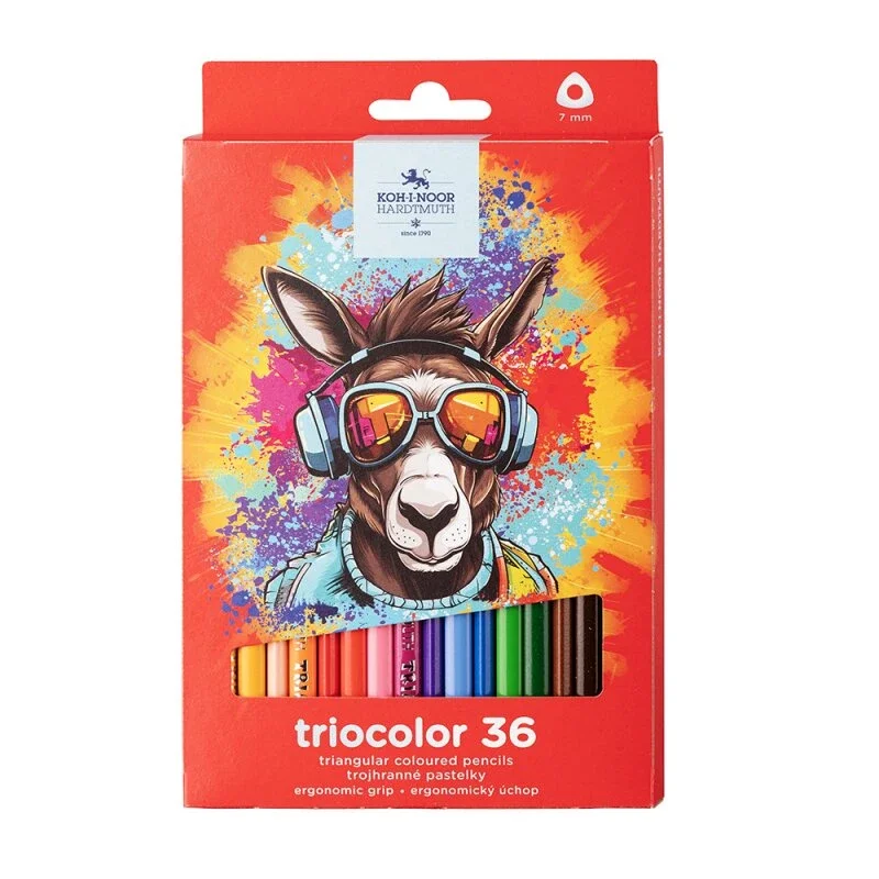 Omezená Nabídka Pastelky Koh-i-noor trojhranné Osel - 36 ks