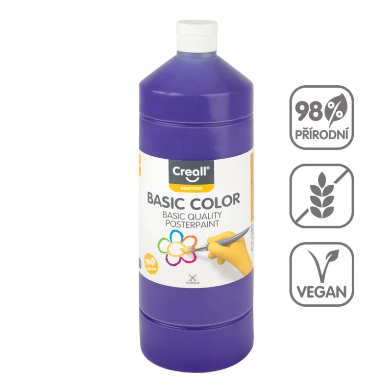 Autentický Temperová barva Creall 500 ml - fialová