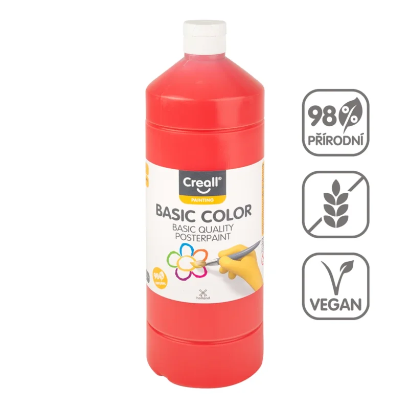 Temperová barva Creall 500 ml - světle červená Must-Have
