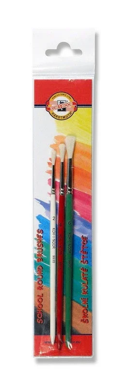 Oblíbený Štětce Koh-i-noor - kulaté, sada ( 2, 4, 6 )