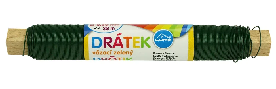 Sleva Drátek vázací zelený