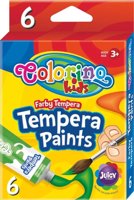 Akční Cena Temperové barvy Colorino 12 ml - 6 barev