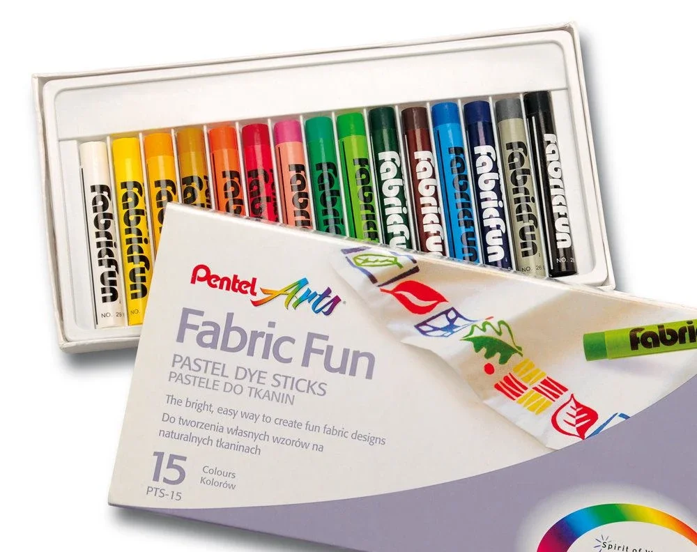 Pouze Dnes Voskovky na textil Pentel PTS - 15 barev