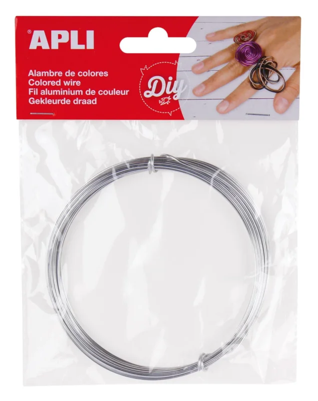 Akční Nabídka APLI Modelovací drátek 1,5 mm, 5 m - stříbrný