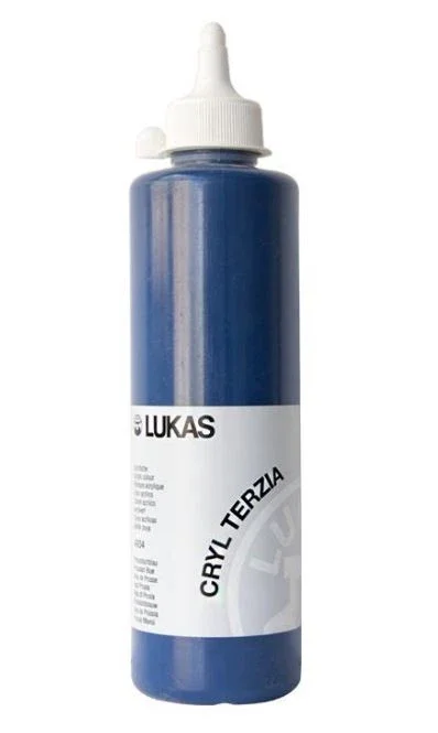 Akrylová barva LUKAS "Cryl Terzia" 500 ml - pruská modř Výprodej