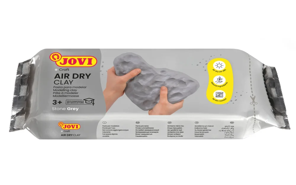 Modelovací hmota JOVI samotvrdnoucí 1000 g - šedá Finální Výprodej