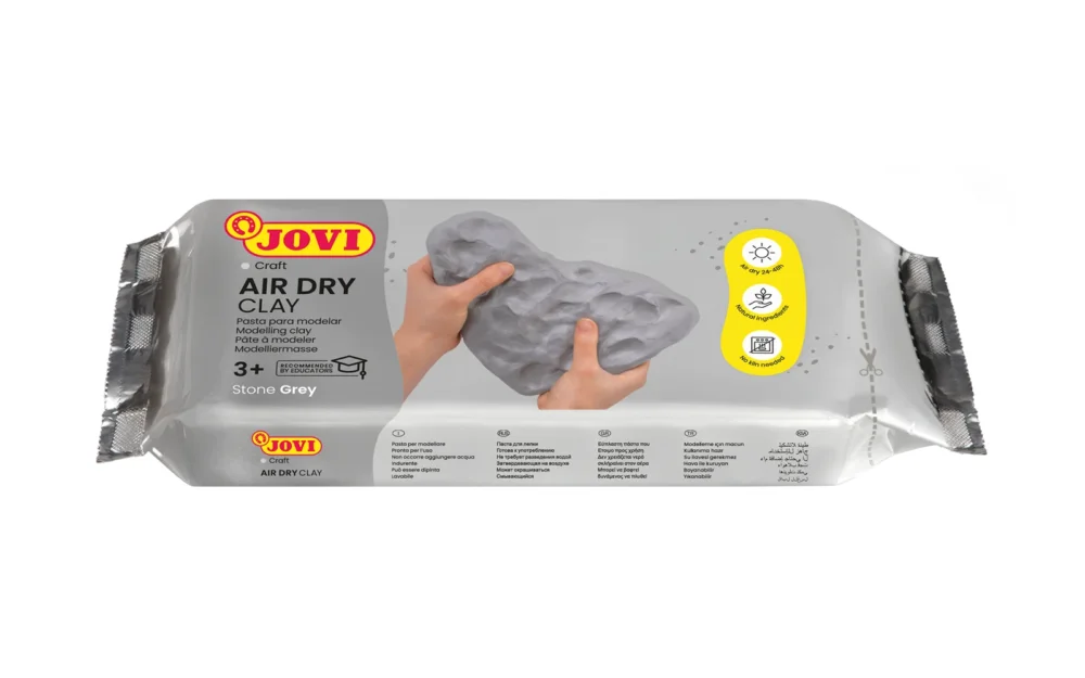 Nejprodávanější Modelovací hmota JOVI samotvrdnoucí 500 g - šedá