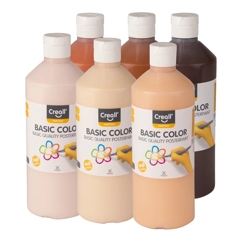 Novinka Sada temperových barev Creall World, 6 x 500 ml, mix zemských barev
