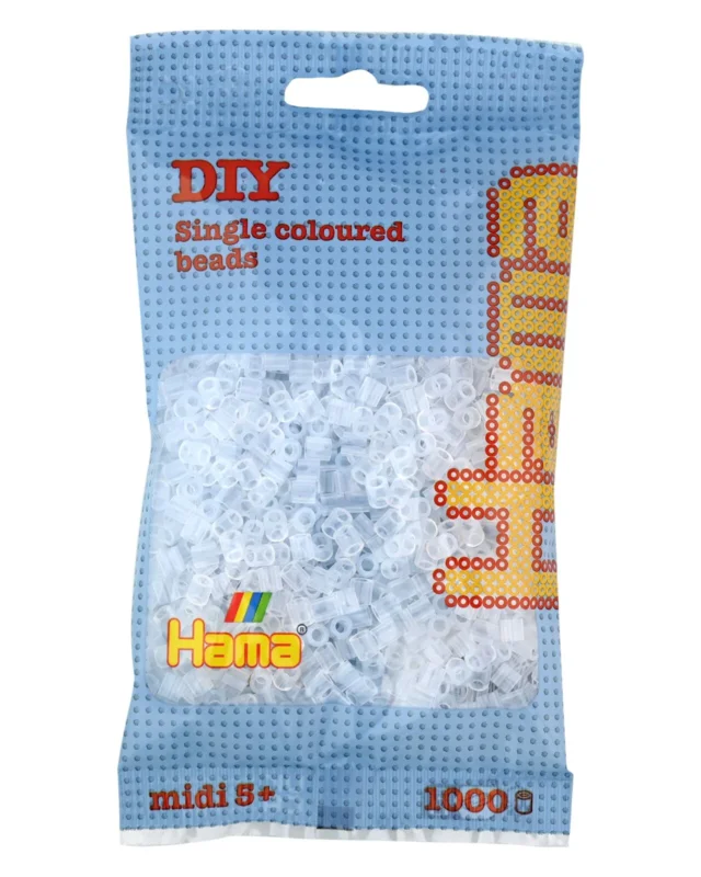 HAMA korálky MIDI - čiré Rychlé Dodání
